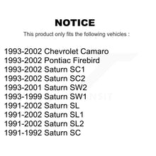 Load image into Gallery viewer, Front Tie Rod End &amp; Boot Kit For Chevrolet Camaro Pontiac Firebird Saturn SL1 SC1 SL2 SC2 KTB-100019