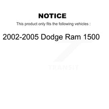 Load image into Gallery viewer, Front Steering Tie Rod End &amp; Boot Kit For 2002-2005 Dodge Ram 1500 KTB-100034