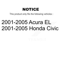 Load image into Gallery viewer, Front Steering Tie Rod End &amp; Boot Kit For 2001-2005 Honda Civic Acura EL KTB-100043