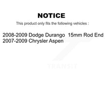 Load image into Gallery viewer, Front Steering Tie Rod End &amp; Boot Kit For Chrysler Aspen Dodge Durango KTB-100078