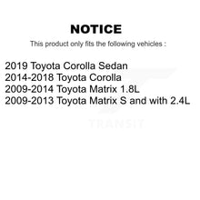 Load image into Gallery viewer, Front Steering Tie Rod End &amp; Boot Kit For Toyota Corolla Matrix KTB-100116