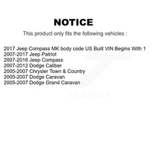 Charger l'image dans la galerie, Front Tie Rod End &amp; Boot Kit For Jeep Dodge Patriot Compass Caliber Grand Caravan Town KTB-100130