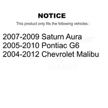 Charger l'image dans la galerie, Front Steering Tie Rod End &amp; Boot Kit For Chevrolet Malibu Pontiac G6 Saturn Aura KTB-100138