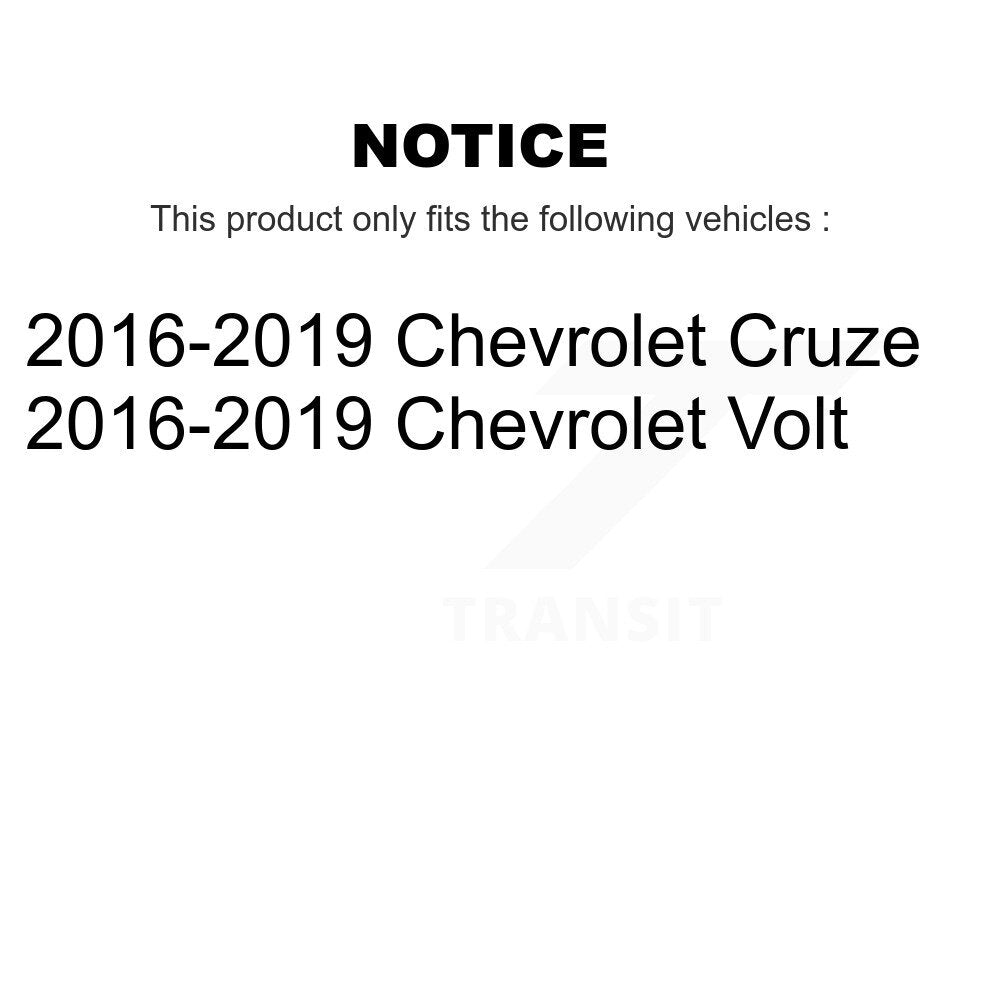 Front Steering Tie Rod End & Boot Kit For 2016-2019 Chevrolet Cruze Volt KTB-100738