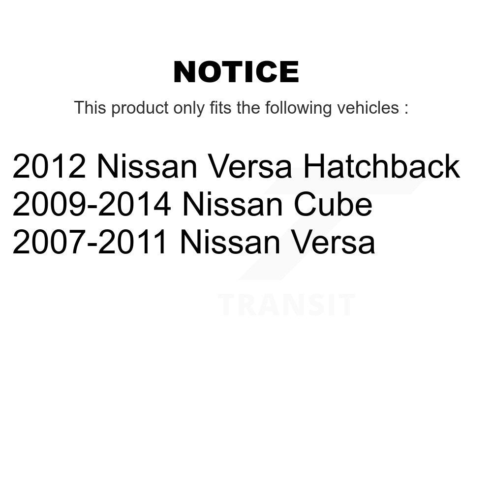 Front Steering Tie Rod End & Boot Kit For Nissan Versa Cube KTB-100741