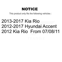 Charger l'image dans la galerie, Front Steering Tie Rod End &amp; Boot Kit For Hyundai Accent Kia Rio KTB-100747