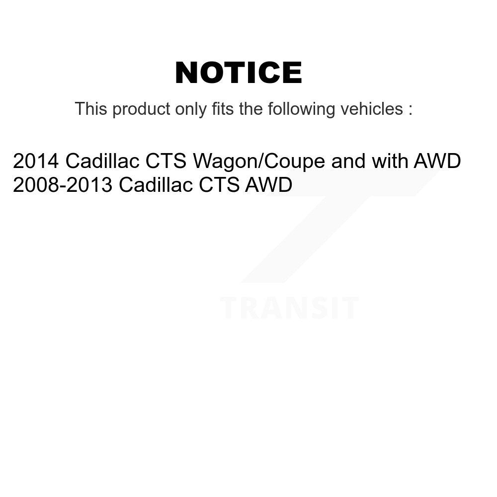Front Steering Tie Rod End & Boot Kit For Cadillac CTS KTB-100781