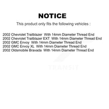 Load image into Gallery viewer, Front Tie Rod End &amp; Boot Kit For GMC Envoy Chevrolet Trailblazer Oldsmobile Bravada XL KTB-100787