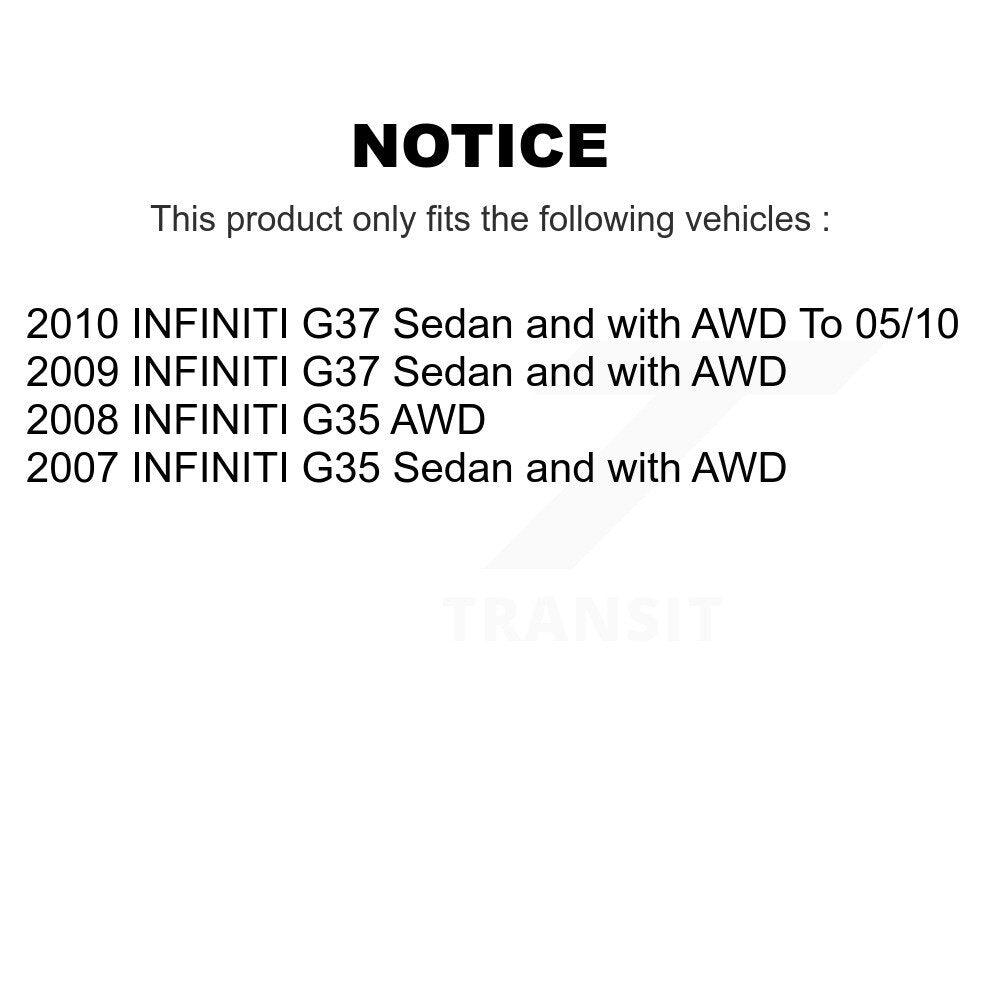 Front Steering Tie Rod End & Boot Kit For INFINITI G37 G35 KTB-100790