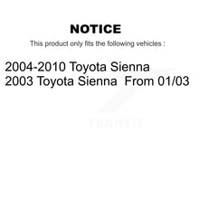 Charger l'image dans la galerie, Front Steering Tie Rod End &amp; Boot Kit For Toyota Sienna KTB-100834