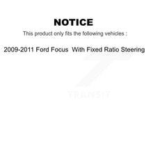 Load image into Gallery viewer, Front Steering Tie Rod End &amp; Boot Kit For 2009-2011 Ford Focus With Fixed Ratio KTB-100838