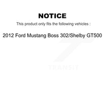 Load image into Gallery viewer, Front Rear Ceramic Brake Pads Kit For 2012 Ford Mustang Boss 302 Shelby GT500