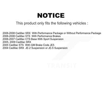 Charger l&#39;image dans la galerie, Front Rear Ceramic Brake Pads Kit For Cadillac SRX CTS STS