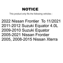 Load image into Gallery viewer, Front Rear Ceramic Brake Pads Kit For Nissan Frontier Xterra Suzuki Equator