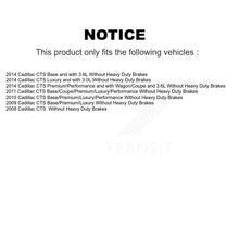 Load image into Gallery viewer, Front Rear Ceramic Brake Pads Kit For Cadillac CTS