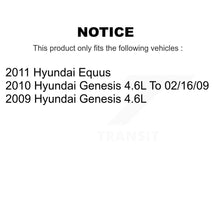 Charger l&#39;image dans la galerie, Front Rear Ceramic Brake Pads Kit For Hyundai Genesis Equus