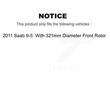 Charger l&#39;image dans la galerie, Front Rear Ceramic Brake Pads Kit For Saab 9-5