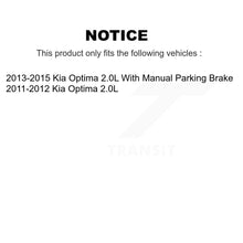 Charger l&#39;image dans la galerie, Front Rear Ceramic Brake Pads Kit For Kia Optima 2.0L