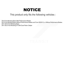 Load image into Gallery viewer, Front Rear Ceramic Brake Pads Kit For Ford Mustang