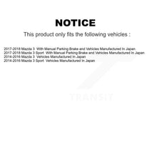 Charger l&#39;image dans la galerie, Front Rear Ceramic Brake Pads Kit For Mazda 3 Sport