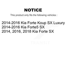 Charger l&#39;image dans la galerie, Front Rear Ceramic Brake Pads Kit For Kia Forte Forte5 Koup