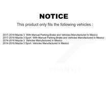 Charger l&#39;image dans la galerie, Front Rear Ceramic Brake Pads Kit For Mazda 3 Sport