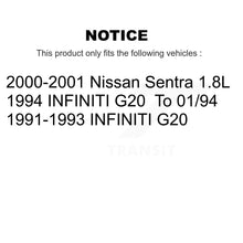 Load image into Gallery viewer, Front Rear Ceramic Brake Pads Kit For Nissan Sentra Infiniti G20 INFINITI