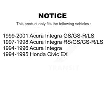 Load image into Gallery viewer, Front Rear Ceramic Brake Pads Kit For Acura Integra Honda Civic