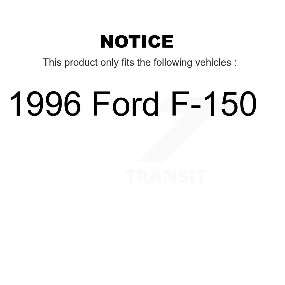 Front Rear Ceramic Brake Pads Kit For 1996 Ford F-150