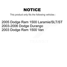 Load image into Gallery viewer, Front Rear Ceramic Brake Pads Kit For Dodge Durango Ram 1500 Van