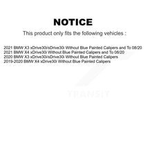 Charger l&#39;image dans la galerie, Front Rear Ceramic Brake Pads Kit For BMW X3 X4