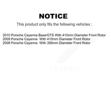 Charger l&#39;image dans la galerie, Front Rear Ceramic Brake Pads Kit For Porsche Cayenne