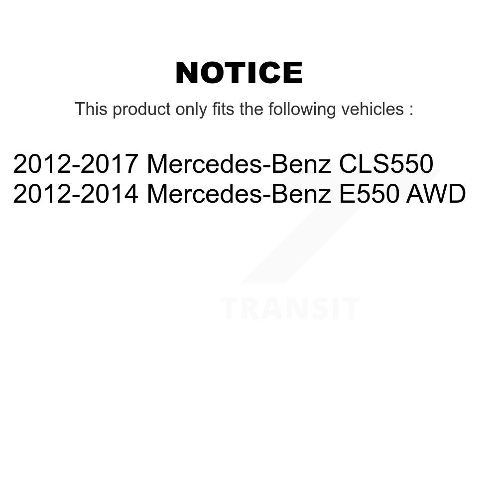 Front Rear Ceramic Brake Pads Kit For Mercedes-Benz CLS550 E550