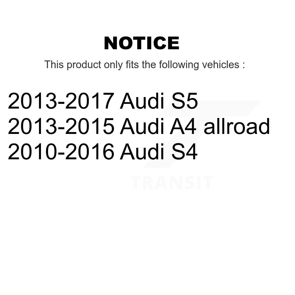 Front Rear Ceramic Brake Pads Kit For Audi S4 S5 A4 allroad