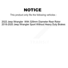 Load image into Gallery viewer, Front Rear Ceramic Brake Pads Kit For Jeep Wrangler