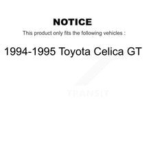 Charger l&#39;image dans la galerie, Front Rear Ceramic Brake Pads And Drum Shoes Kit For 1994-1995 Toyota Celica GT