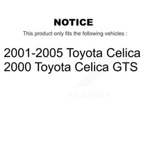 Charger l&#39;image dans la galerie, Front Rear Ceramic Brake Pads And Drum Shoes Kit For Toyota Celica