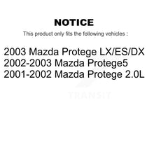 Charger l&#39;image dans la galerie, Front Rear Ceramic Brake Pads And Drum Shoes Kit For Mazda Protege Protege5