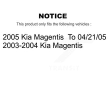 Charger l&#39;image dans la galerie, Front Rear Ceramic Brake Pads And Drum Shoes Kit For Kia Magentis