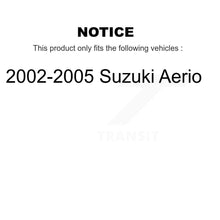 Load image into Gallery viewer, Front Rear Ceramic Brake Pads And Drum Shoes Kit For 2002-2005 Suzuki Aerio