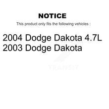 Load image into Gallery viewer, Front Rear Ceramic Brake Pads And Drum Shoes Kit For 2003-2004 Dodge Dakota