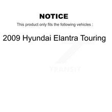 Charger l&#39;image dans la galerie, Front Rear Ceramic Brake Pads And Drum Shoe Kit For 2009 Hyundai Elantra Touring