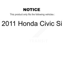 Charger l&#39;image dans la galerie, Front Rear Ceramic Brake Pads And Drum Shoes Kit For 2011 Honda Civic Si