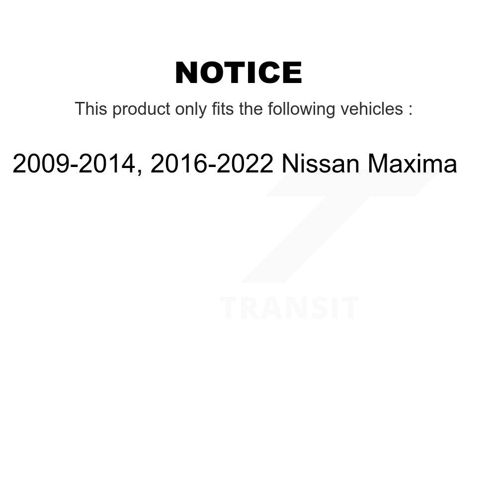 Front Rear Ceramic Brake Pads And Parking Shoes Kit For Nissan Maxima