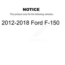 Charger l&#39;image dans la galerie, Front Rear Ceramic Brake Pads And Parking Shoe Kit For 2012-2018 Ford F-150