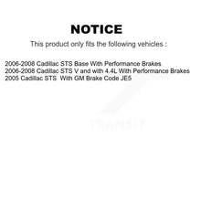 Load image into Gallery viewer, Front Rear Ceramic Brake Pads And Parking Shoes Kit For Cadillac STS