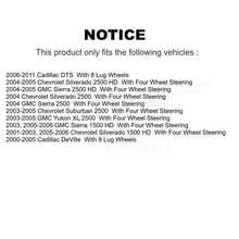 Load image into Gallery viewer, Front Rear Ceramic Brake Pads Parking Shoes Kit For Chevrolet Cadillac 2500