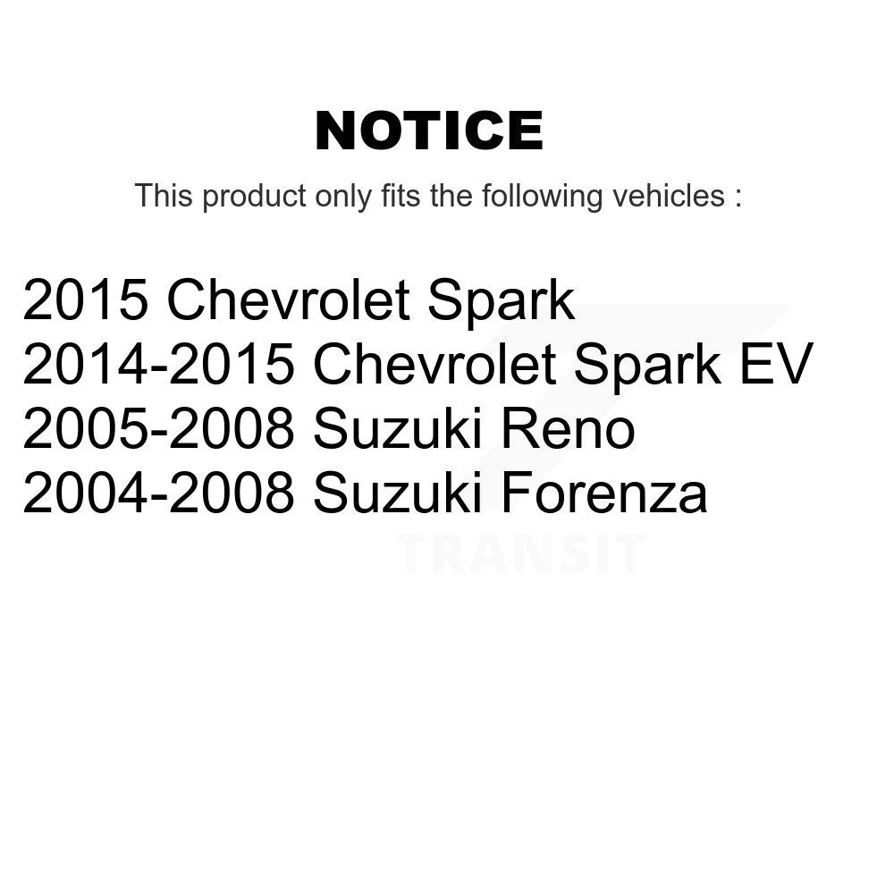 Front Rear Ceramic Brake Pads Parking Shoe Kit For Suzuki Forenza Chevrolet