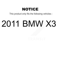 Charger l&#39;image dans la galerie, Front Rear Ceramic Brake Pads And Parking Shoes Kit For 2011 BMW X3