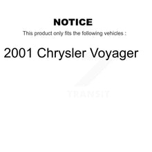 Charger l&#39;image dans la galerie, Front Rear Ceramic Brake Pads And Parking Shoes Kit For 2001 Chrysler Voyager